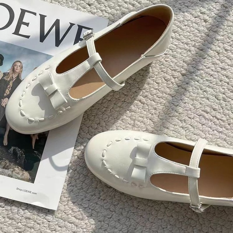 Women'S Fashion Summer 2025 - Novo francês roped mary jane sapatos