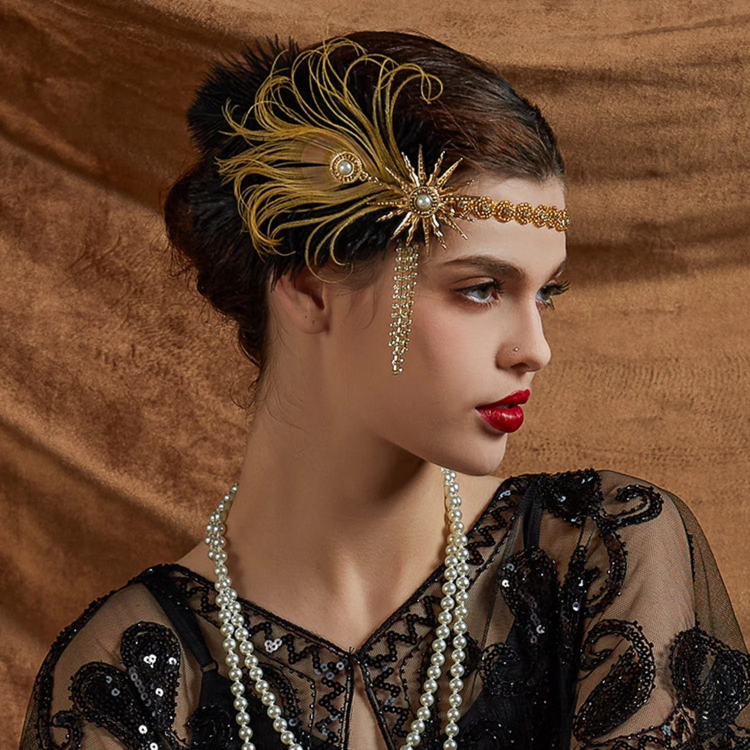 Women'S Fashion Of The 1920S - Strass hairband 1920s vintage gatsby festa