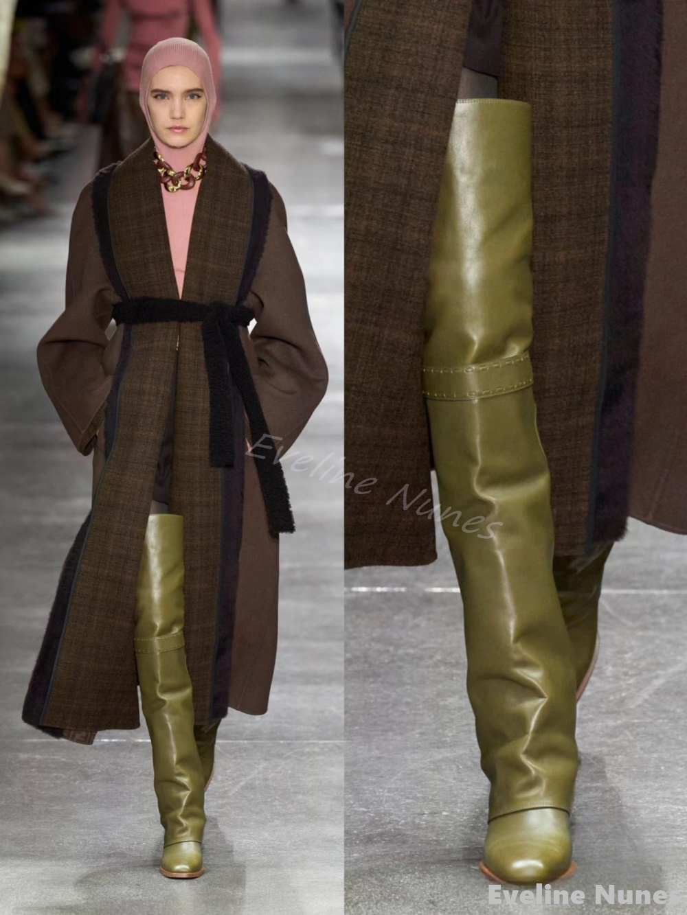 Women'S Fashion Winter 2025 - Botas femininas acima do joelho com