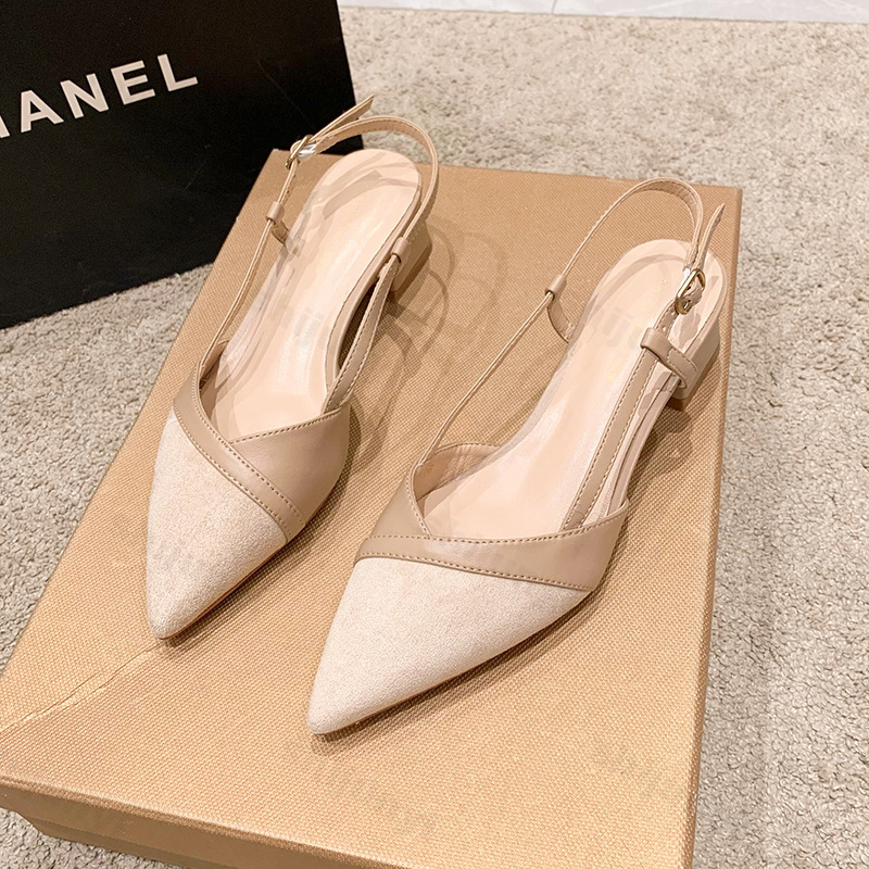 Women'S Fashion Summer 2025 - Mulheres sexy sapatos de salto grosso