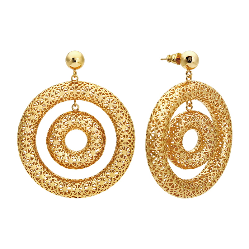 Women'S Fashion Website - Ivog anel bicíclico oco brincos para
