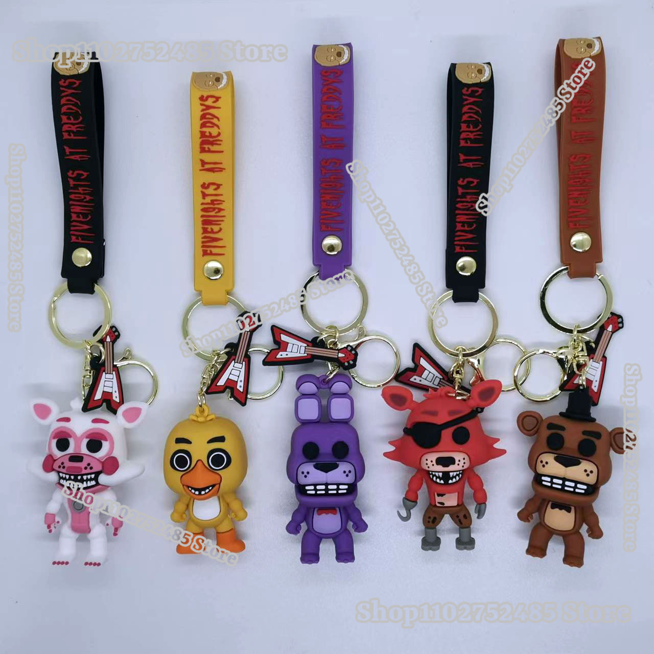 Women'S Fashion Jewellery - 5pcs Chaveiros de Figuras de Anime