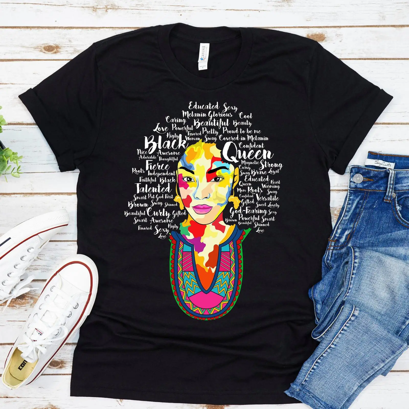 Women Fashion History - Camiseta Black Queen History Month, Mulher
