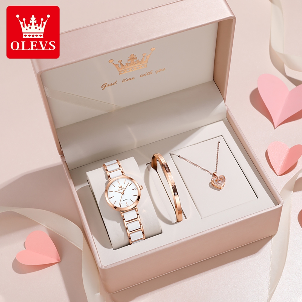 Fashion Women Watch - Olevs relógio feminino 5877 luxo elegante