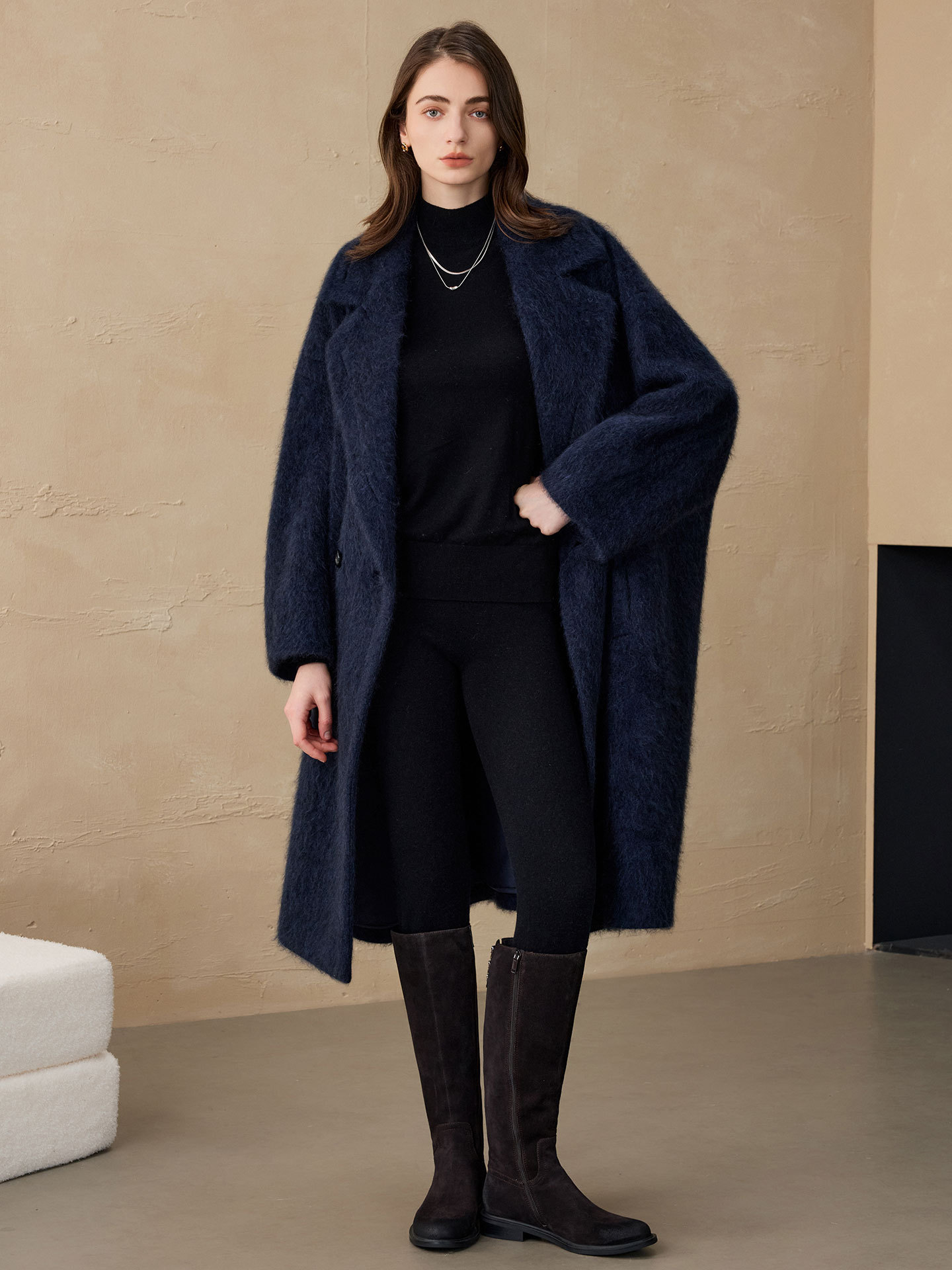 Women'S Fashion Blazer - Blazer Feminino Allingentle de Lã, Jaqueta