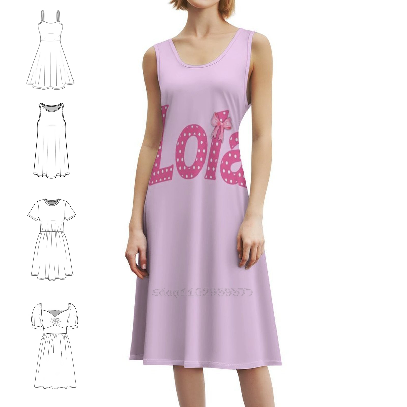 Women Fashion Gown - Lola nome por callisc boho chique