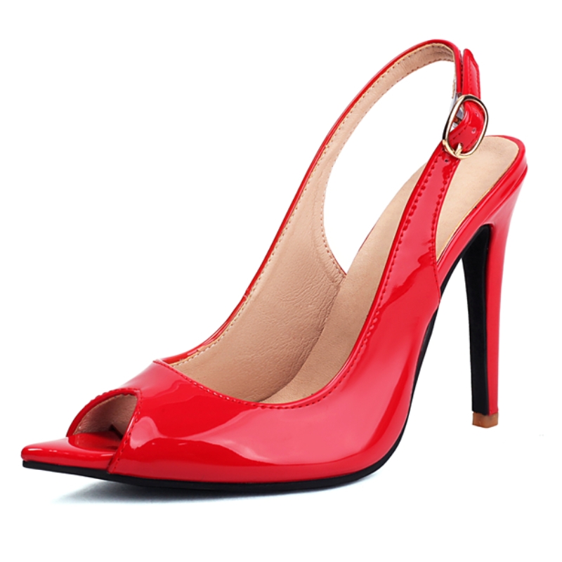 Women'S Fashion Summer 2025 - Sandálias femininas vermelhas sexy sapatos de