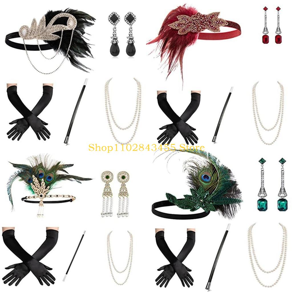 Women'S Fashion Of The 1920S - 49mc 1920s flapper gatsby festa acessórios