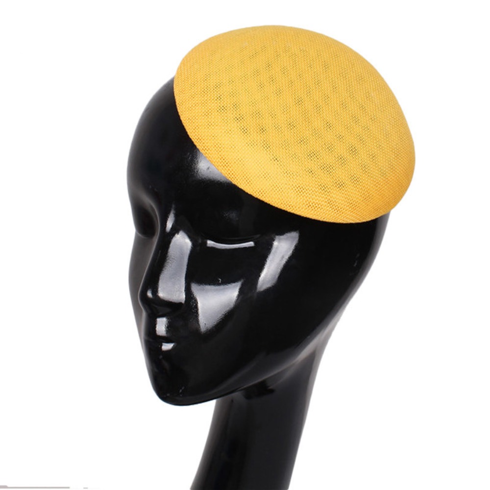 Women'S Fashion Of The 1920S - Chapéu Fascinator Vintage de Cor Sólida