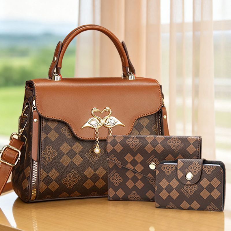 Crossbody Bag Women - Conjunto de 3 peças de bolsas