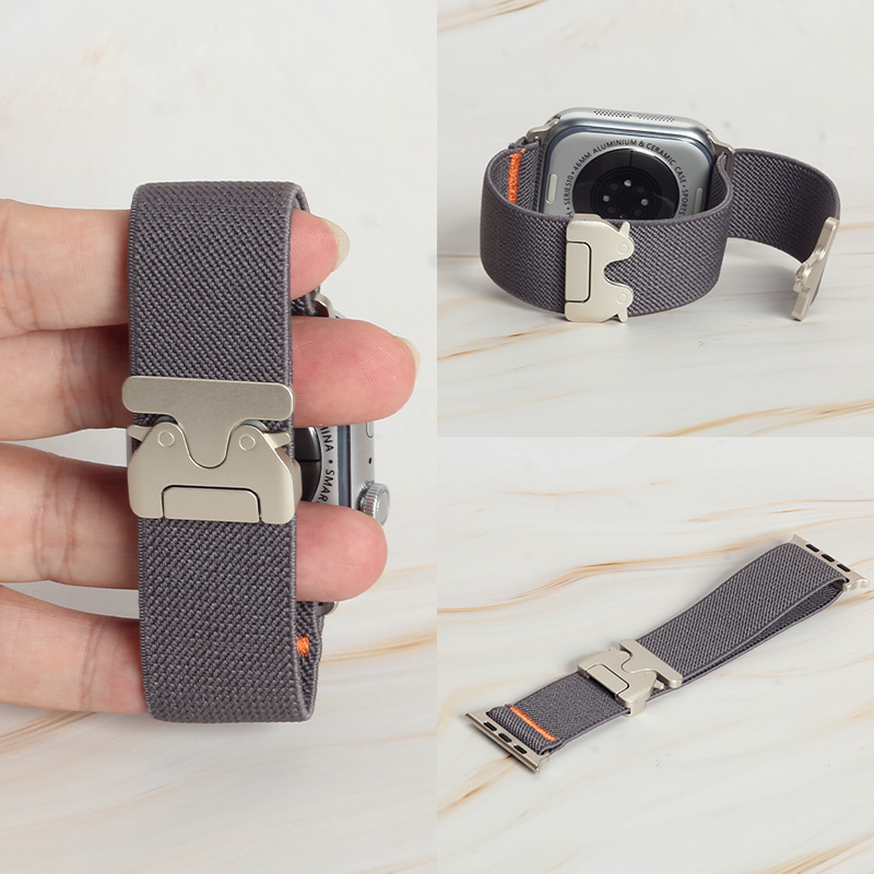 Women'S Fashion Website - Pulseira de Nylon Elástica com Costura