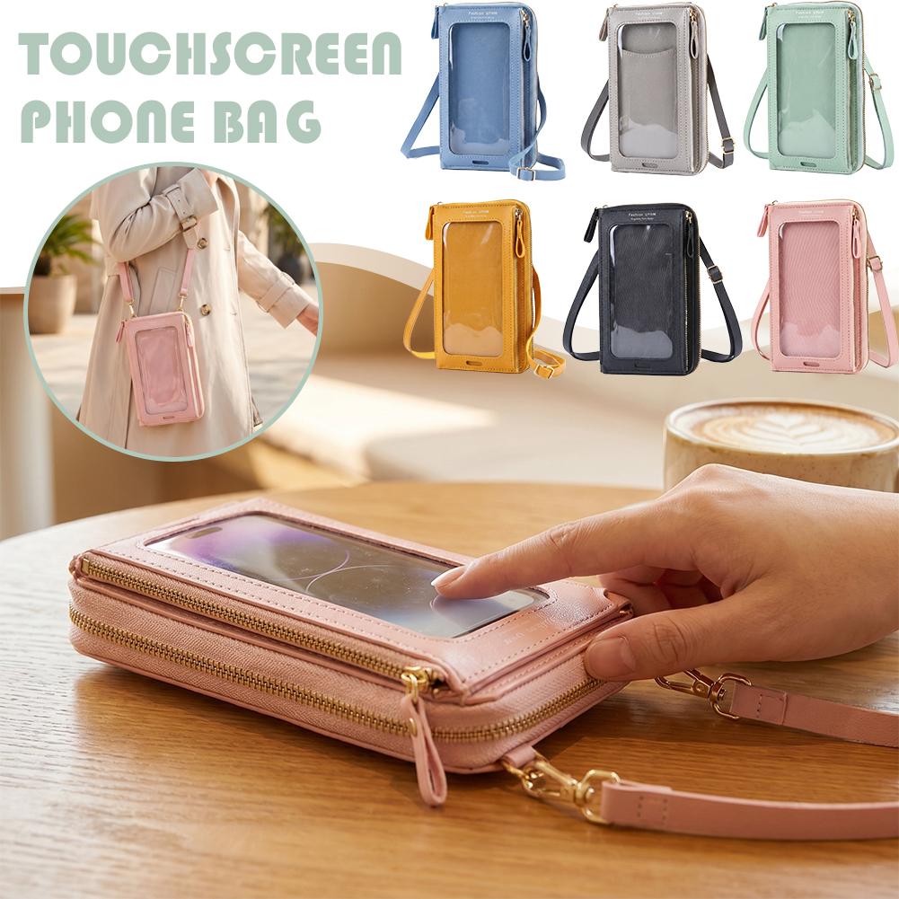 Crossbody Bag Women - Bolsas Femininas de Couro Macio, Carteiras