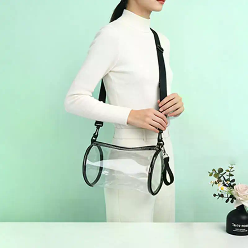 Bolsa transversal transparente - Crossbody Bag Women avaliação e preço