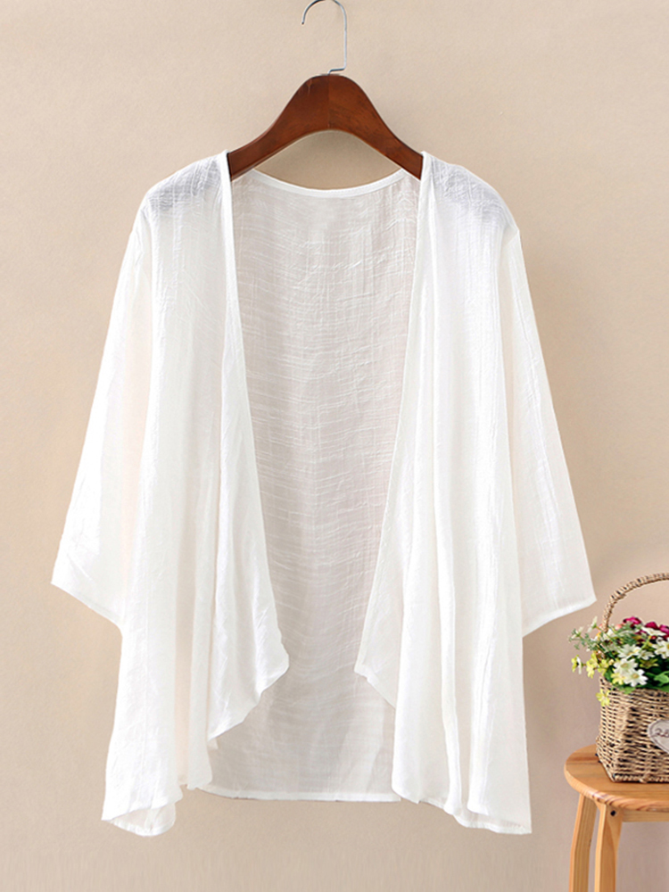 ZANZEA-Tops de túnica fina fem - Kimono Cardigan Women avaliação e preço