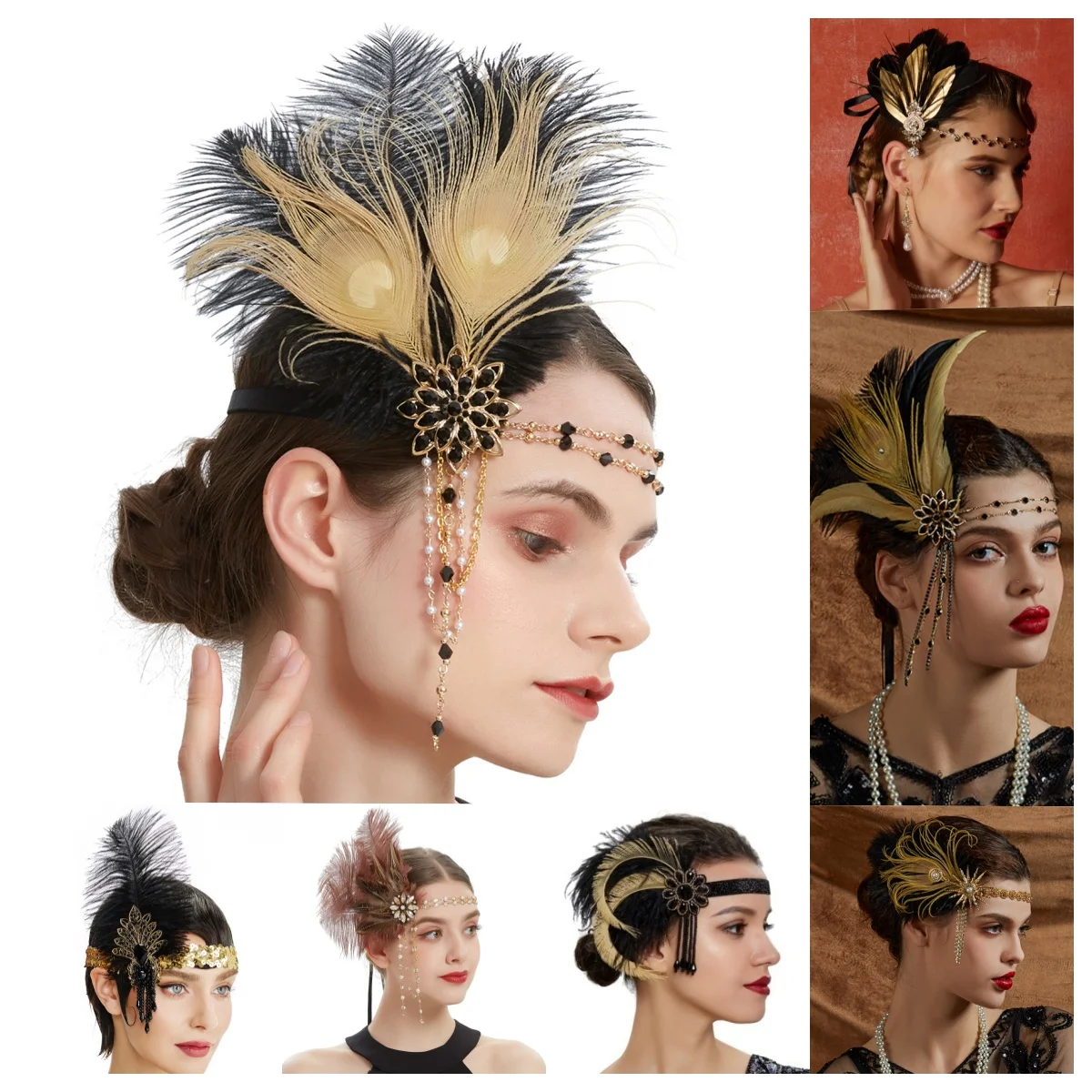 Strass hairband 1920s vintage  - Women'S Fashion Of The 1920S avaliação e preço