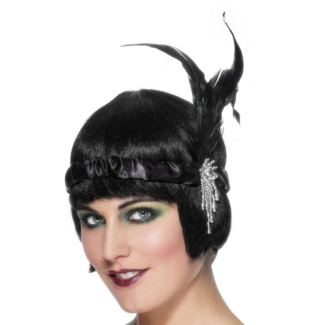 Flapper Feather Headband para  - Women'S Fashion Of The 1920S avaliação e preço
