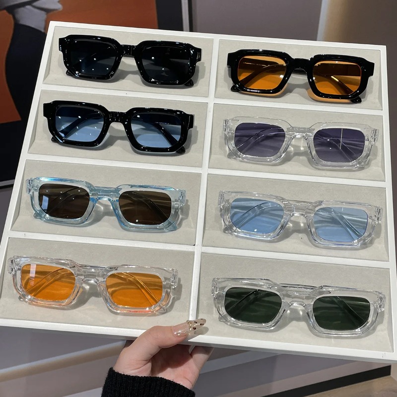 Novos Óculos de Sol Retrô Quad - Women'S Fashion Eyewear avaliação e preço
