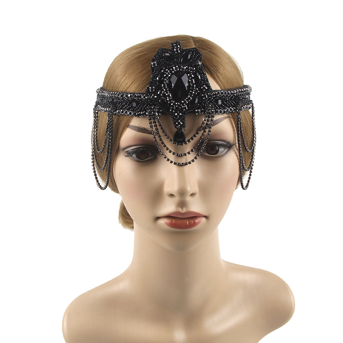 1920s headpiece pena flapper b - Women'S Fashion Of The 1920S avaliação e preço