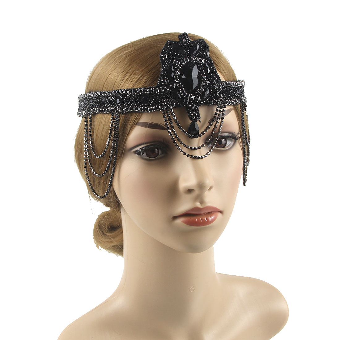 1920s headpiece pena flapper b - Women'S Fashion Of The 1920S avaliação e preço