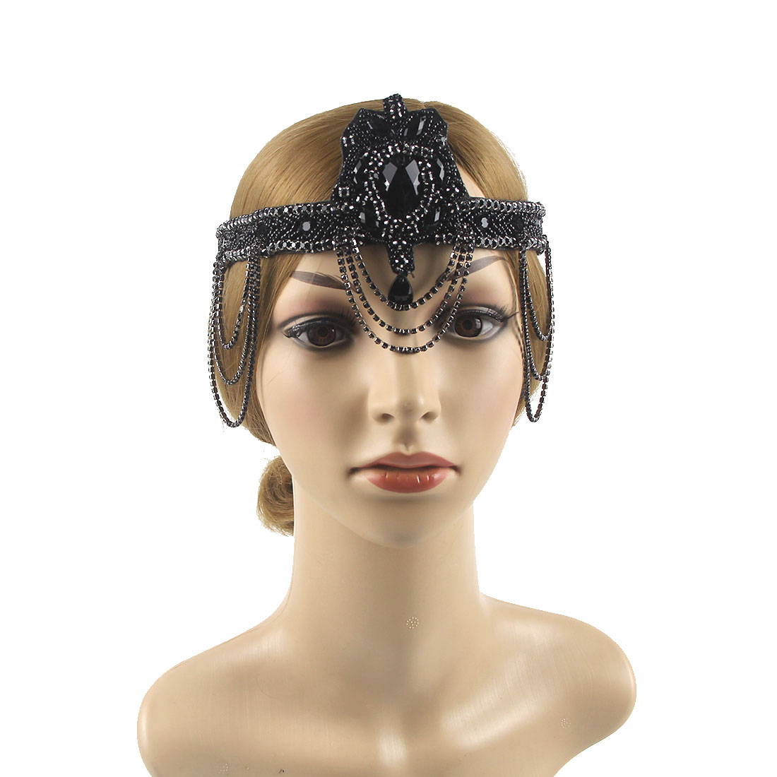 1920s headpiece pena flapper b - Women'S Fashion Of The 1920S avaliação e preço