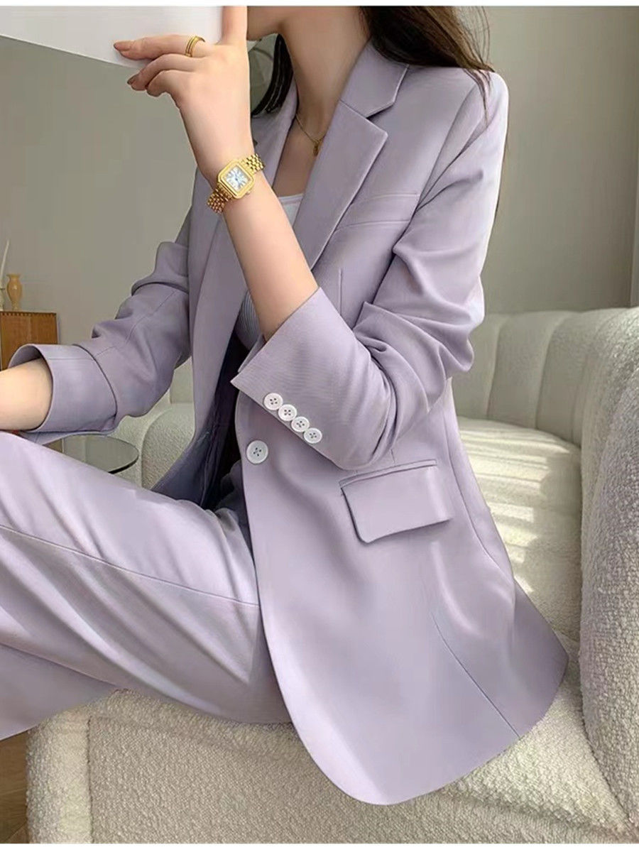 Allingentle roxo feminino 2 pe - Women'S Fashion Blazer avaliação e preço