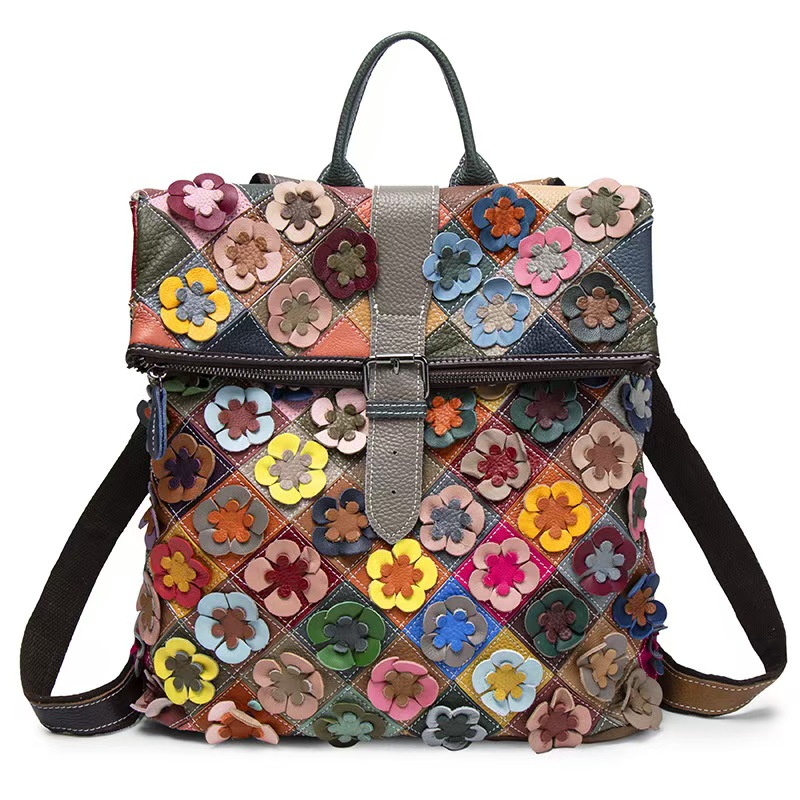 Mochila Vintage Feminina em Co - Women'S Fashion Backpack avaliação e preço