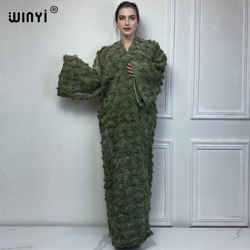 WINYI-Cardigã de algodão tingi - Kimono Cardigan Women avaliação e preço