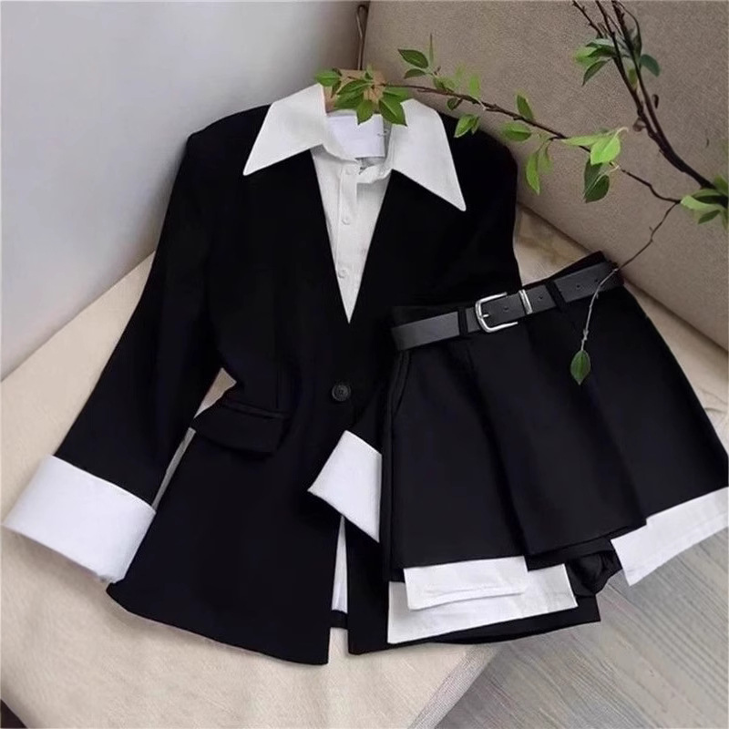 Conjuntos de Saia em Duas Peça - Women'S Fashion Blazer avaliação e preço