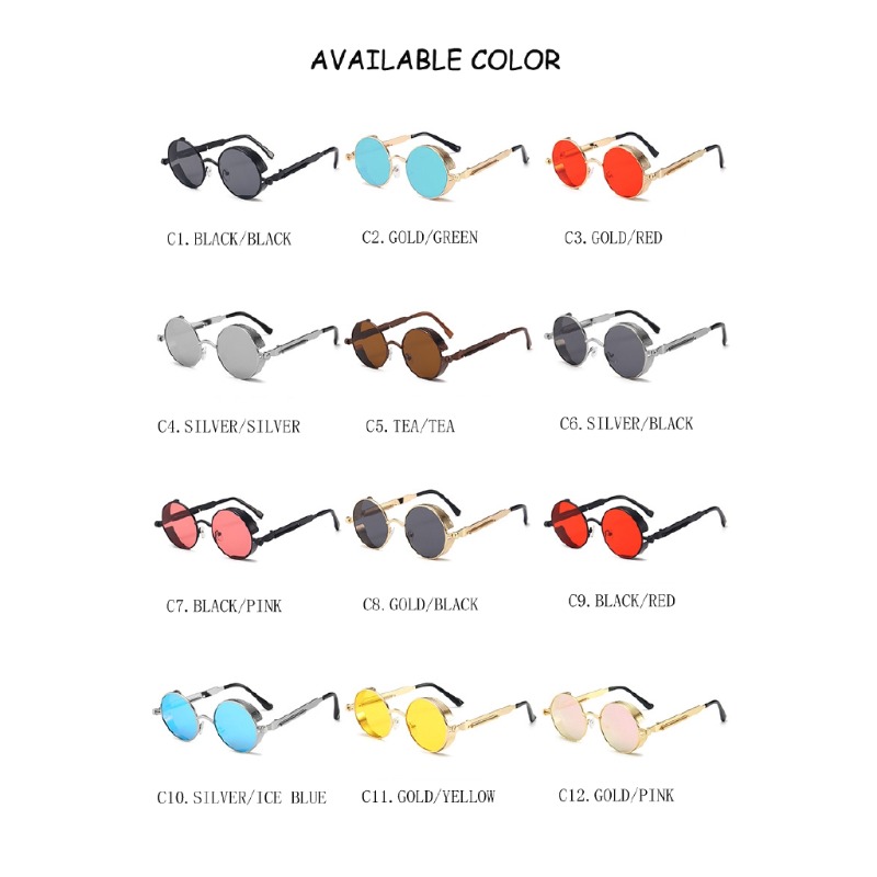 Óculos de Sol Steampunk de Met - Women'S Fashion Eyewear avaliação e preço
