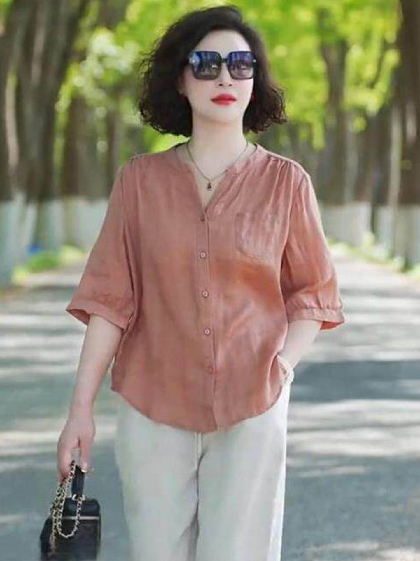 Camisa Feminina de Manga Média - Women'S Young Fashion avaliação e preço