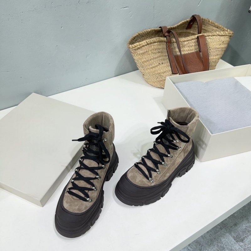 Outono inverno novo couro real - Women'S Fashion Hiking Boots avaliação e preço