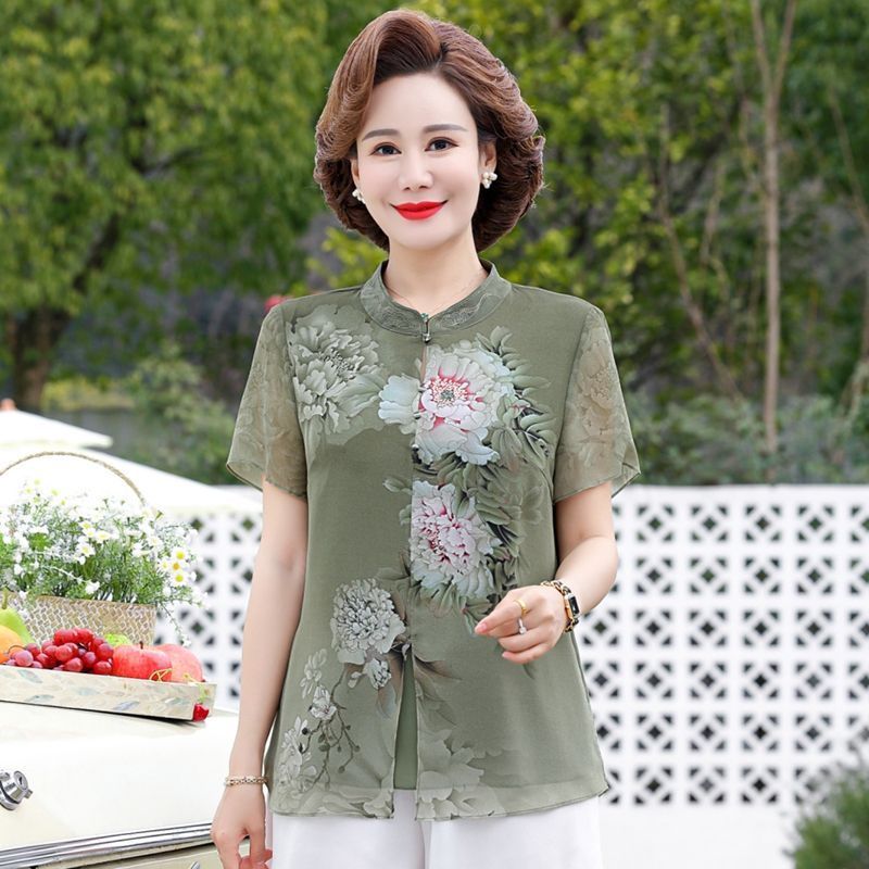 Conjunto Elegante de Camisa de - Women Fashion Over 60 avaliação e preço