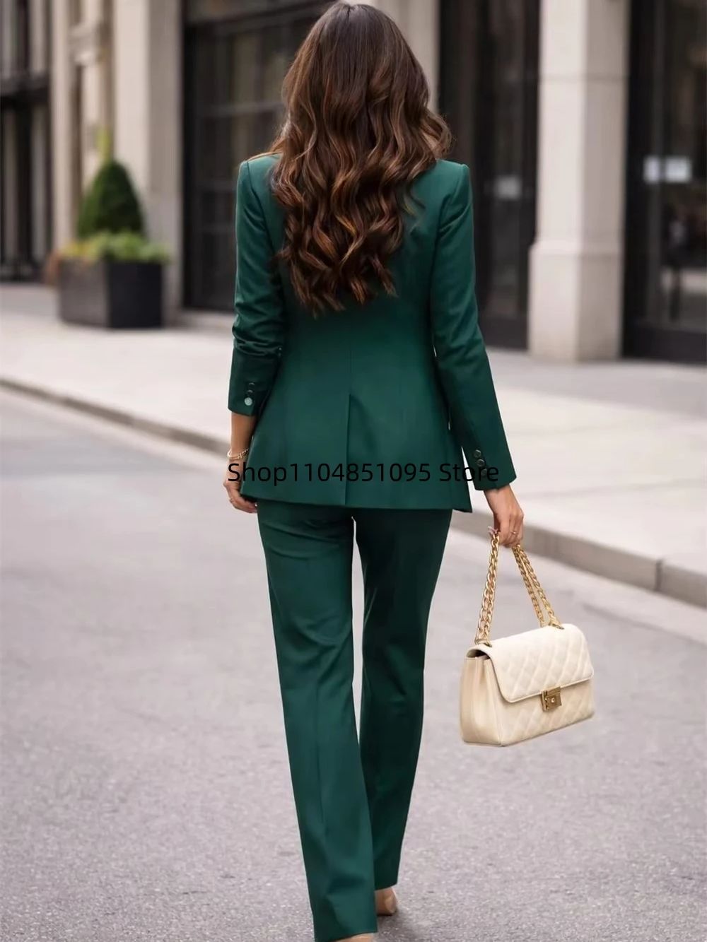 Conjunto Formal de Moda Primav - Women'S Fashion Blazer avaliação e preço