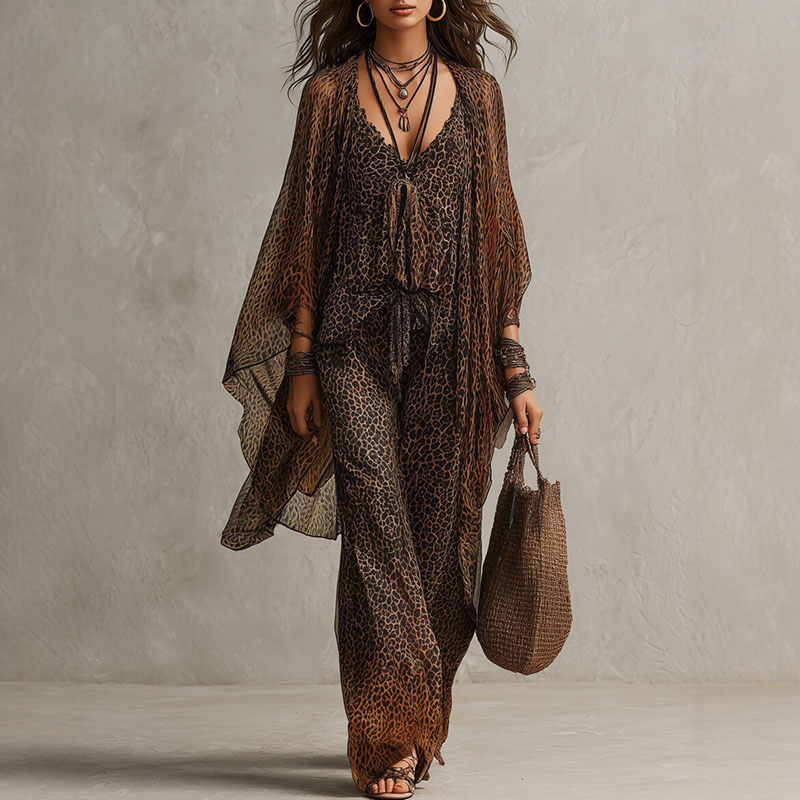 Conjunto Retro com Estampa de  - Kimono Cardigan Women avaliação e preço