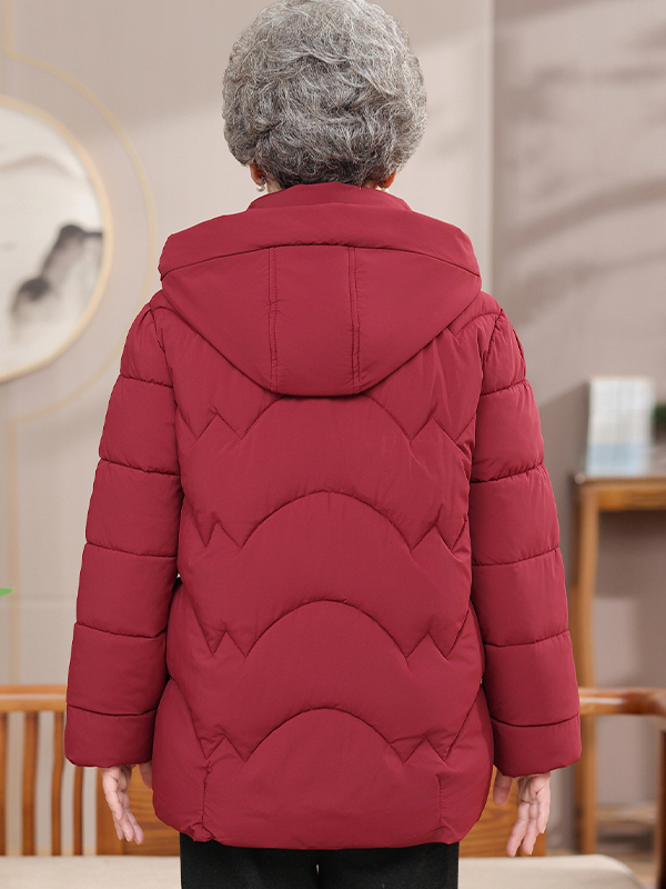 Jaqueta de Algodão Forrada com - Women Fashion Over 60 avaliação e preço