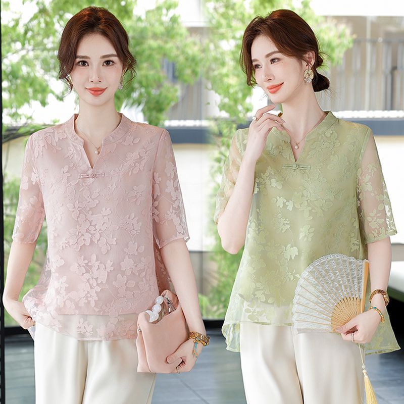 Camiseta de Verão Solta e Eleg - Women Fashion Over 60 avaliação e preço