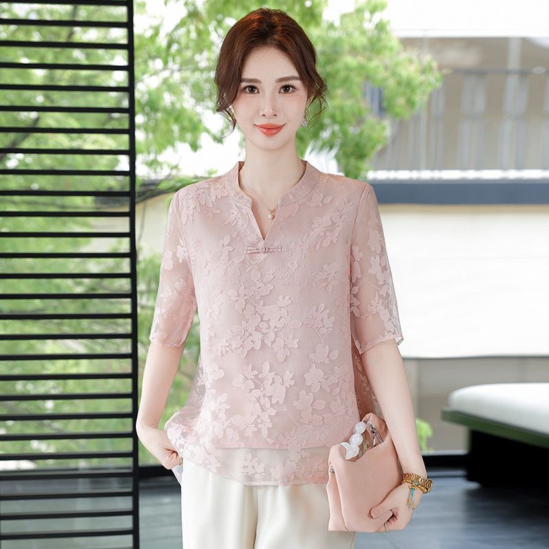 Camiseta de Verão Solta e Eleg - Women Fashion Over 60 avaliação e preço