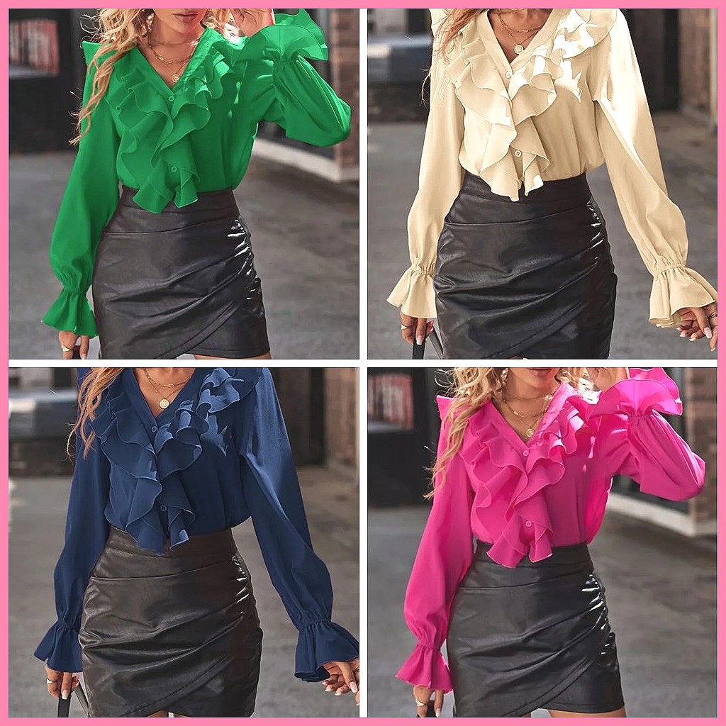 Blusa Elegante Feminina 2025 c - Women'S Fashion Tops avaliação e preço