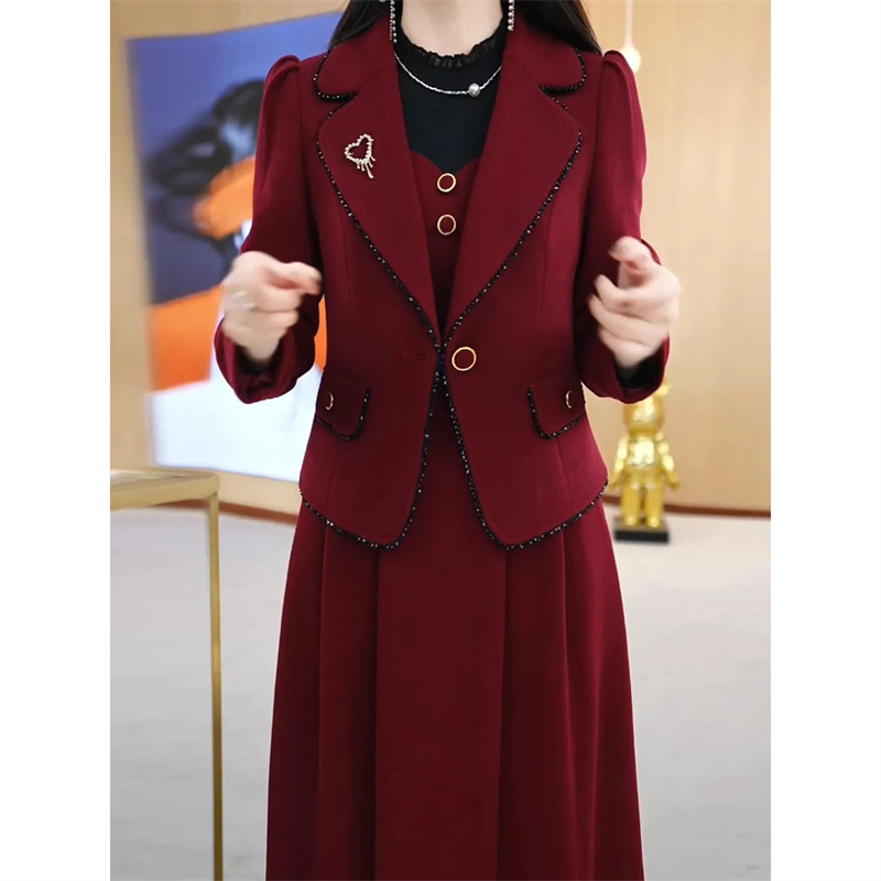 High end terno jaqueta vestido - Women'S Fashion Blazer avaliação e preço