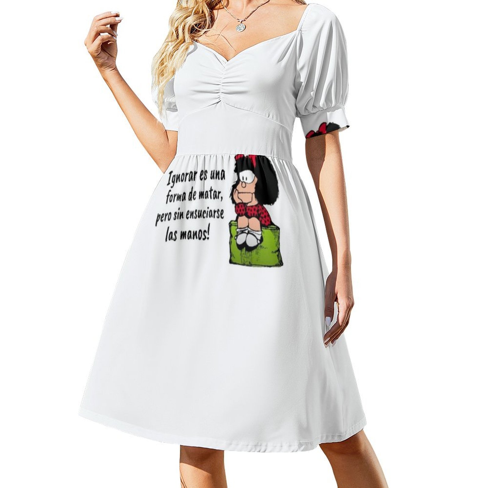 Citações espanholas e mafalda  - Women Fashion Gown avaliação e preço