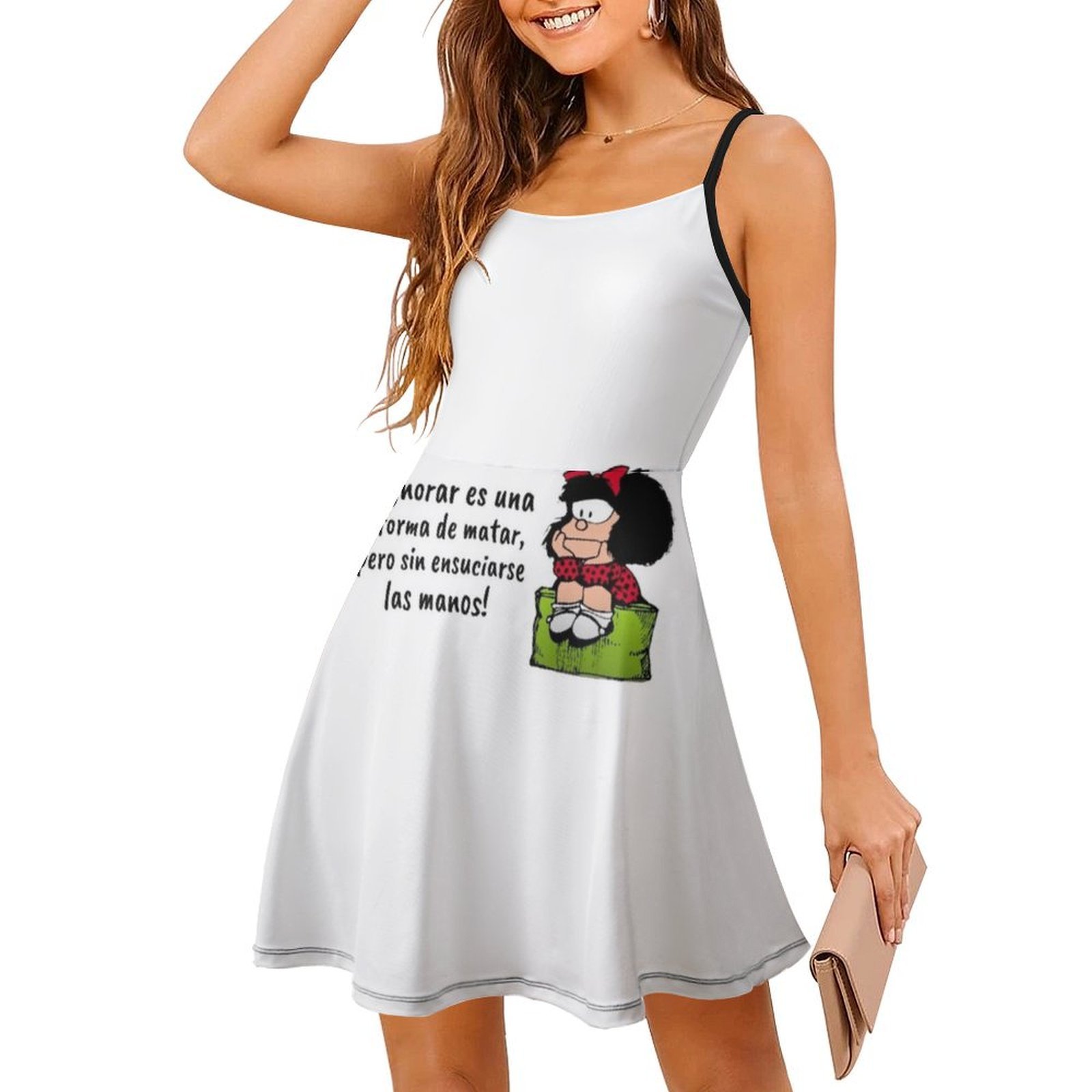 Citações espanholas e mafalda  - Women Fashion Gown avaliação e preço