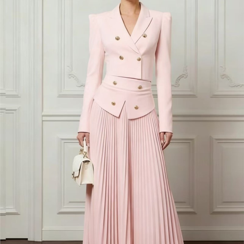 Conjunto Elegante de 2 Peças:  - Women'S Fashion Blazer avaliação e preço