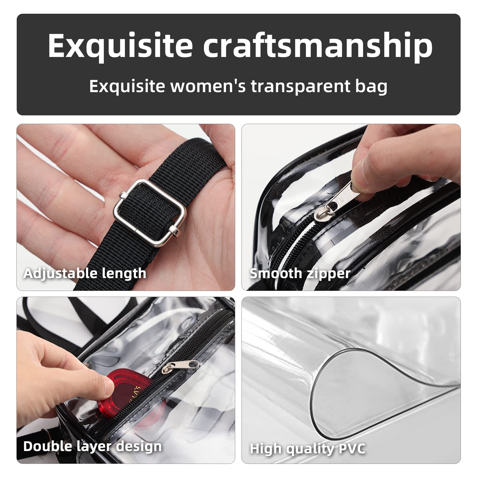 1-10PCS Bolsa Transversal Tran - Crossbody Bag Women avaliação e preço