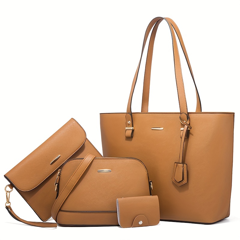 4 pçs moda feminina conjuntos  - Crossbody Bag Women avaliação e preço