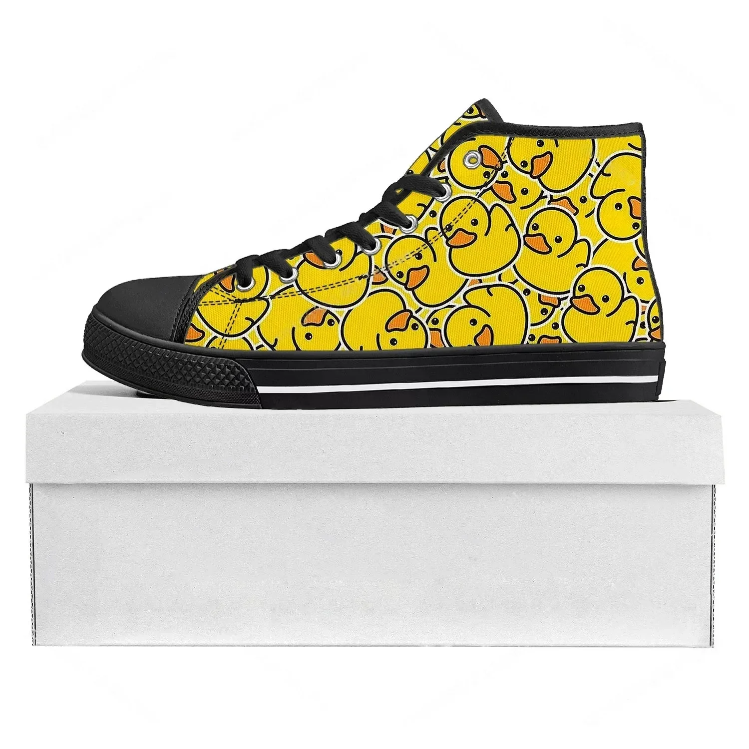 Tênis de cano alto com estampa - Women'S Yellow Fashion Sneakers avaliação e preço