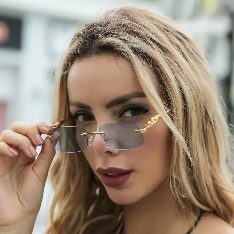 Óculos de Sol Sem Armação para - Women'S Fashion Eyewear avaliação e preço