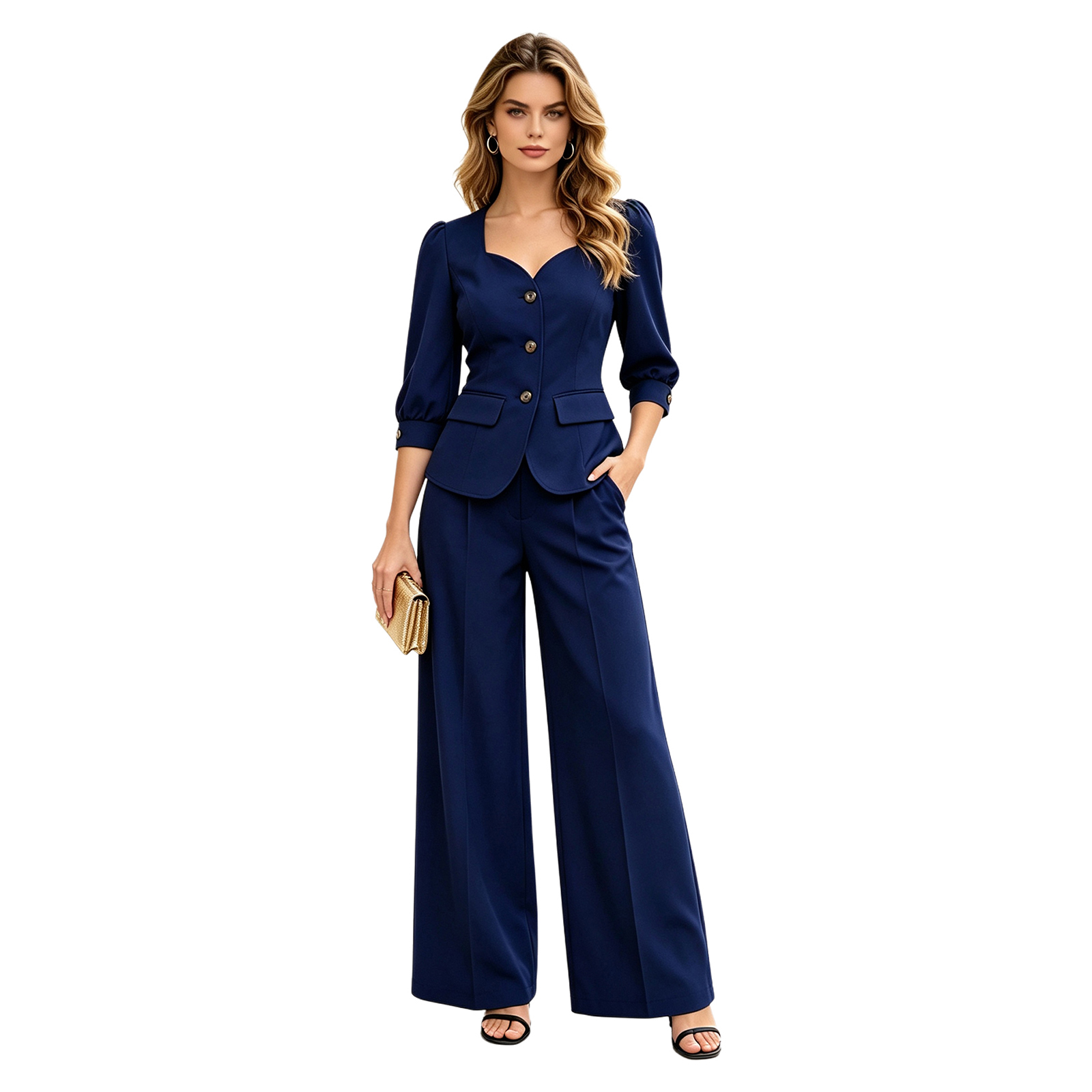 Conjunto de Roupas Formais par - Women'S Fashion Blazer avaliação e preço