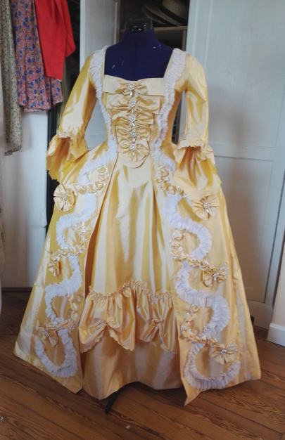 Vestido de moda rococó traje f - Women Fashion Gown avaliação e preço