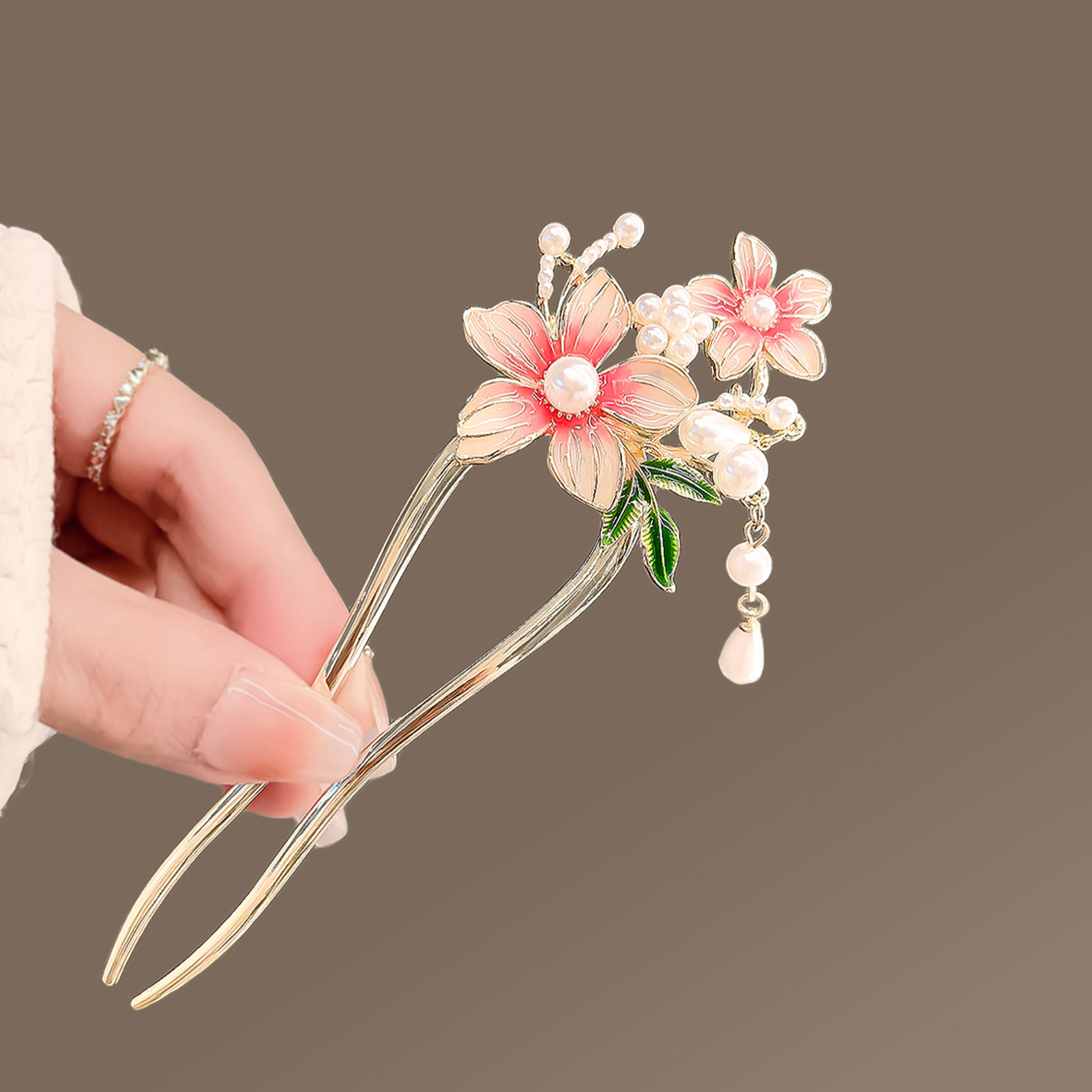 Elegante rosa flor pino de cab - Women'S Fashion Jewellery avaliação e preço