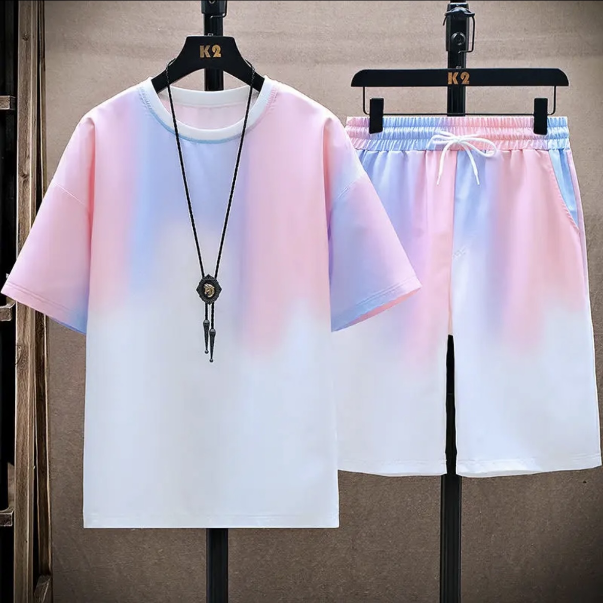 Novo conjunto de verão em seda - Women'S Fashion Tops avaliação e preço